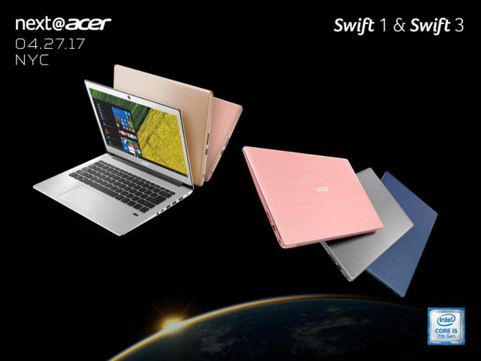 Acer Swift 1 ja Swift 3