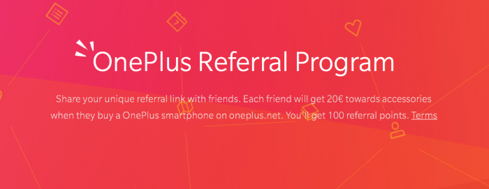 OnePlus referral suositteluohjelma