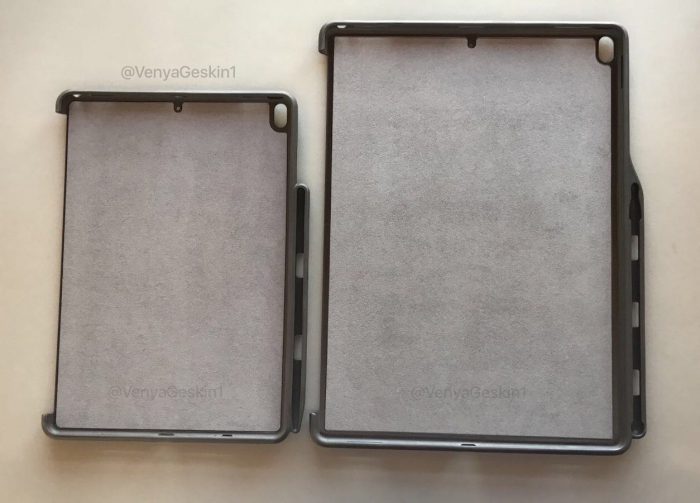 Benjamin Geskinin twiittaamat kuvat uusien iPad Pron kuorista paljastavat myös mikrofonien sijainnit.