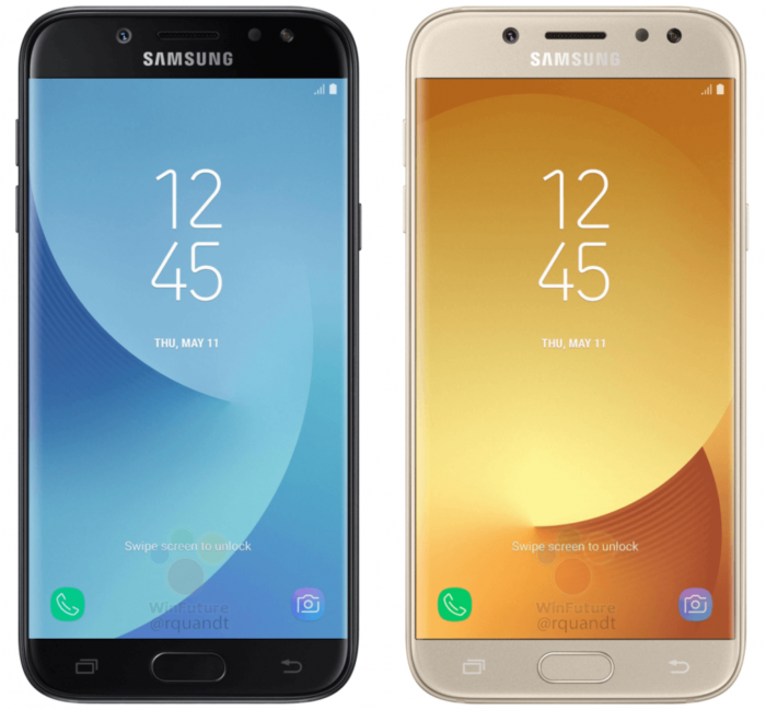 Samsung Galaxy J5 2017 WinFuture.den julkaisemassa kuvassa.