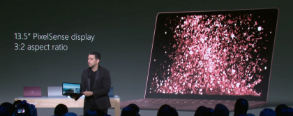 Surface Laptopin esitteli Microsoftin Surface-tuotekehityksen vetäjä Panos Panay.