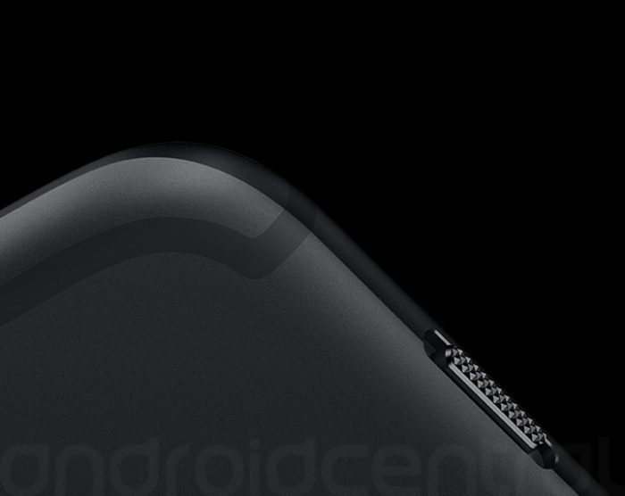 Tarkasti rajattu vuotokuva OnePlus 5:stä. Kuvan julkaisi Android Central.