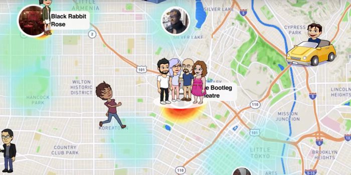 Snapchat snap map