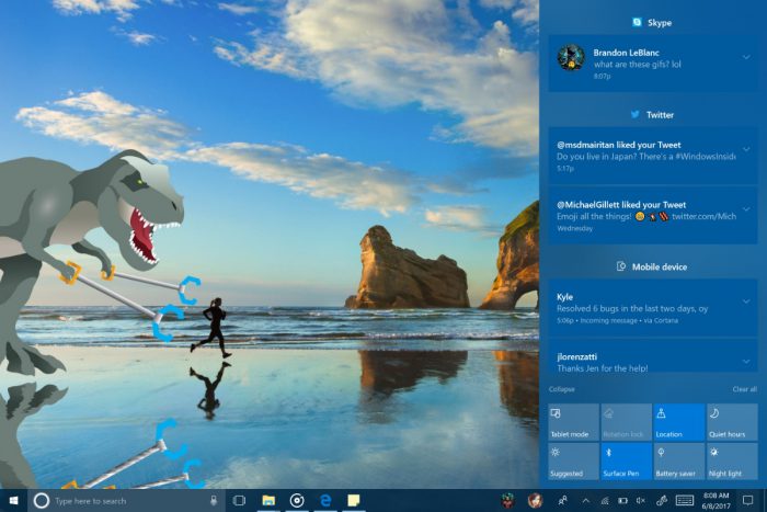 Windows 10 saa päivityksen myötä uutta ilmettä.