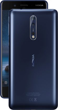 Nokia 8, karkaistu sininen.