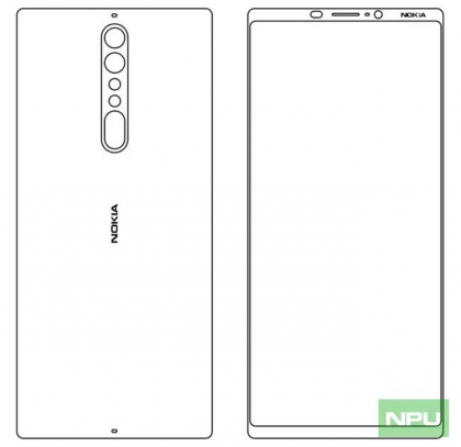 Nokiapoweruser-sivuston mukaan Nokia 9:stä voisi tulla tällainen.