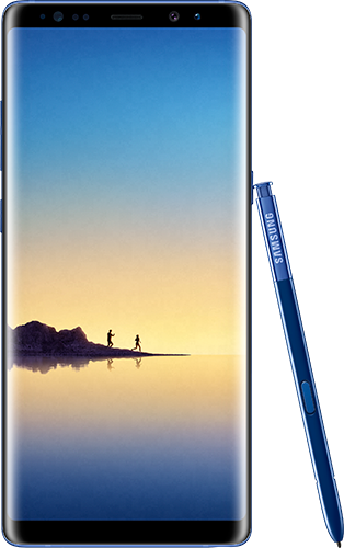 Samsung Galaxy Note8 Deepsea Blue. Evan Blassin julkaisema kuva.