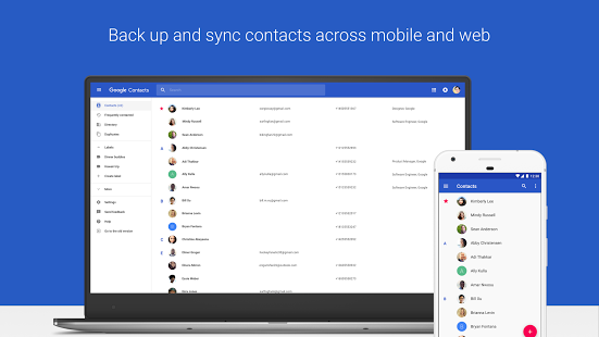 Google Contacts Yhteystiedot