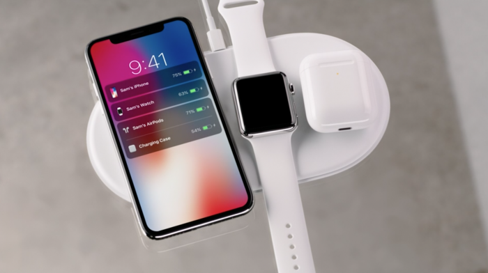 Applen AirPower-latausalusta tulee vasta ensi vuonna. Se lataa niin iPhonet, Apple Watchin kuin myös AirPods-kotelon.