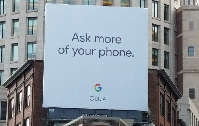 Google mainos povaa tulevaa Pixel-julkistusta.