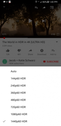 YouTube tarjoaa älypuhelimissa nyt HDR-sisältöä.