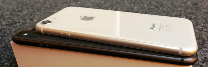 Kyljiltäänkin iPhone 8 -puhelimet ovat edeltäjiensä kaltaisia.