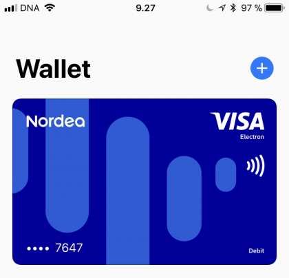 Apple Pay -kortit löytyvät Applen Wallet-sovelluksesta.