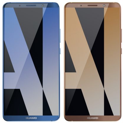 Muutamista muista täysnäyttöpuhelimista poiketen Huawei Mate 10 Pron värit ovat mukana myös etupuolella eivätkä reunukset ole vain mustat.