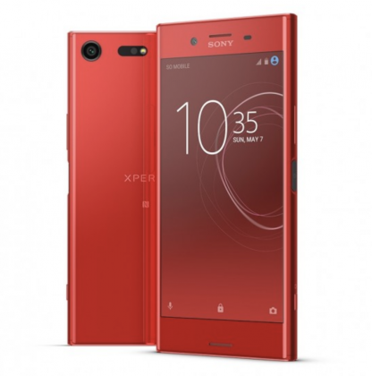 Sony Xperia XZ Premium punaisena värivaihtoehtona.