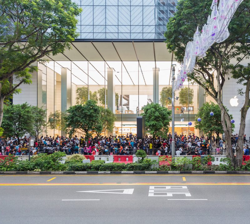 Apple Store Singaporessa.