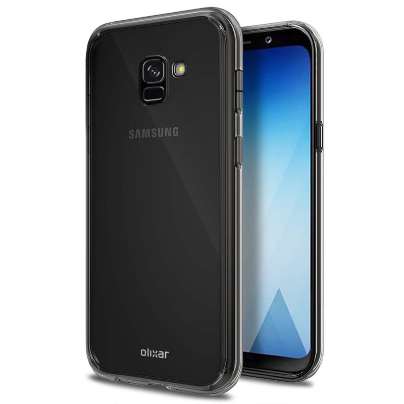 Samsung Galaxy A5 (2018) suojakuoren sisällä.