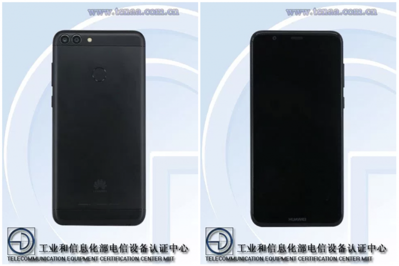 Huawei FIG-LX1 eli "P smart" TENAAn kuvissa.
