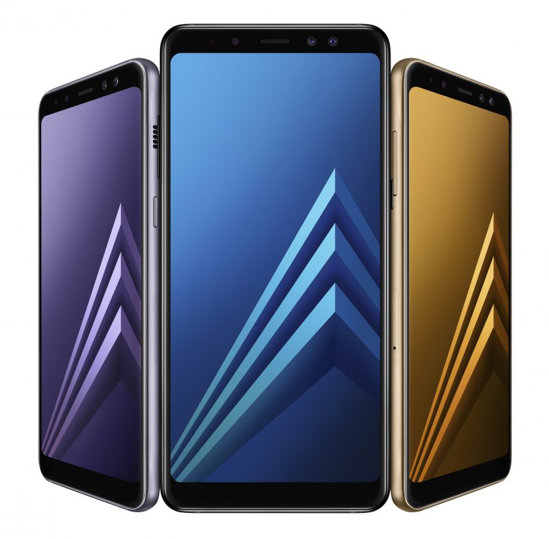 Samsung Galaxy A8 (2018) ja Galaxy A8+ (2018).