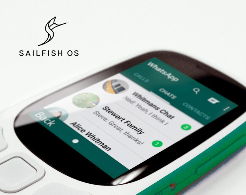 Sailfish 3 sopii myös peruspuhelimiin.