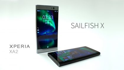 Jolla myy Sailfish X -pakettia esimerkiksi Sonyn Xperia XA2 -älypuhelimiin.