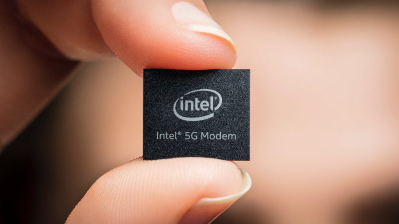 Intelin 5G-modeemipiiri.