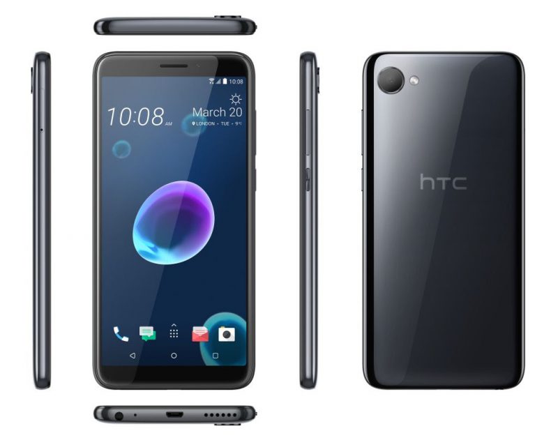 HTC Desire 12 Cool Black -värisenä.