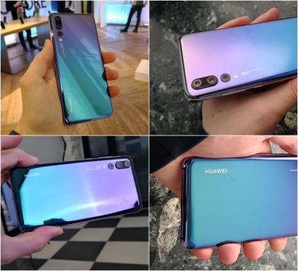Huawei P20 Pro Twilight-värisenä.