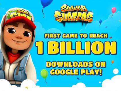 Subway Surfers ylitti 1 miljardin Google Play -latauksen rajan.