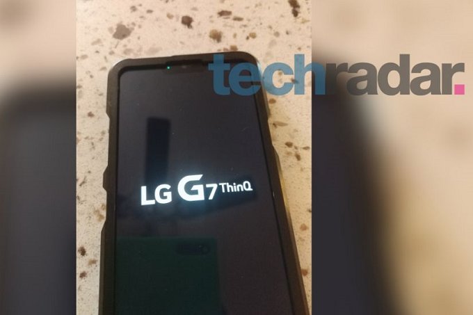 LG G7 ThinQ TechRadarin julkaisemassa kuvassa.