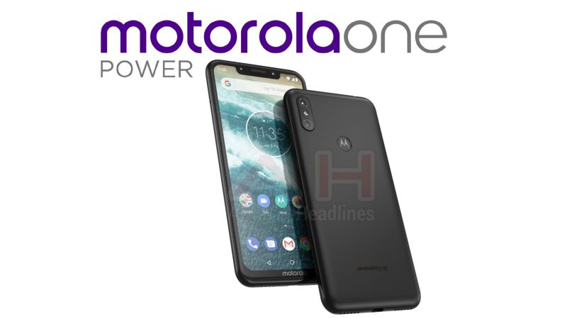 Aiemmin julkaistu vuotokuva Motorola One Powerista. Kuva: AndroidHeadlines. 