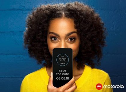 Motorolan kutsu tulevaan julkistustilaisuuteen.
