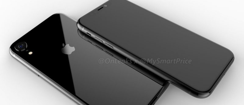 6,1 tuuman iPhone-mallin design OnLeaksin yhdessä MySmartPrice-sivuston kanssa julkaisemassa kuvassa.
