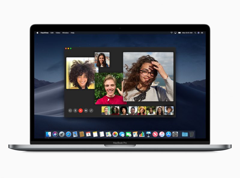 macOS Mojave tuo tuen muun muassa FaceTime-ryhmävideopuheluille.