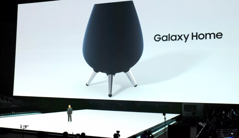 Samsung esitteli Galaxy Home -älykaiuttimen elokuussa 2018.