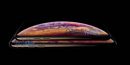 Uudet iPhone Xs -puhelimet kultavärivaihtoehtona 9to5Mac-sivuston julkaisemassa vuotokuvassa.