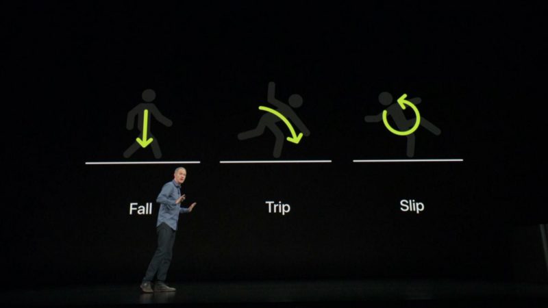 Uusi Apple Watch Series 4 osaa tunnistaa putoamiset, kompastumiset ja liukastumiset.