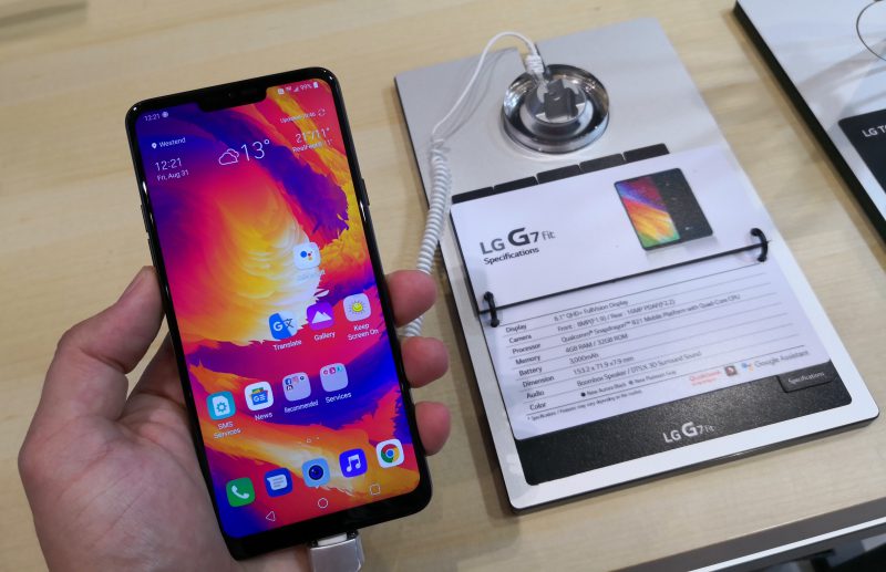 G7 Fitissä on puhtaan Androidin sijaan LG:n oma ohjelmisto.