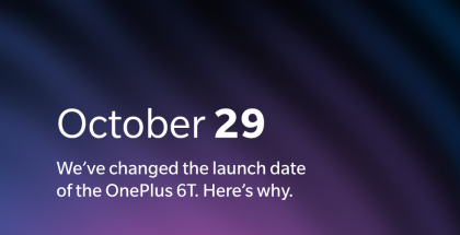 OnePlus 6T sai uuden julkistuspäivän.