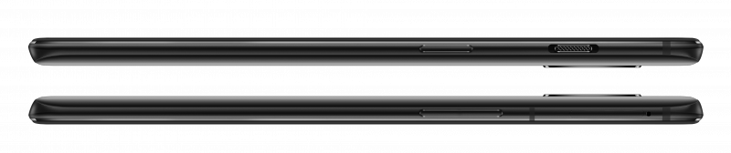 OnePlus 6T:n kyljeltä löytyy tietenkin yhä OnePlussan erikoisuus, eli kolmiasentoinen hiljennyskytkin.
