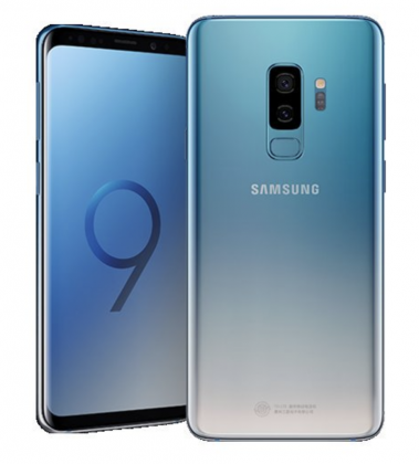 Samsung Galaxy S9+ Ice Blue.