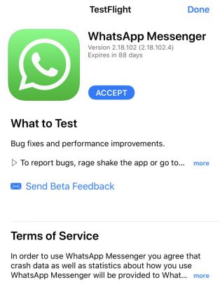 WhatsAppin beetatestiversion saa nyt iPhonellekin.