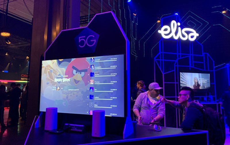 Elisa ja Hatch esittelivät pelaamista 5G-verkon yli joulukuun alun Slush-tapahtumassa.