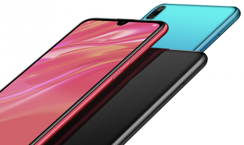 Huawei Y7 Pro 2019:n värivaihtoehdot.