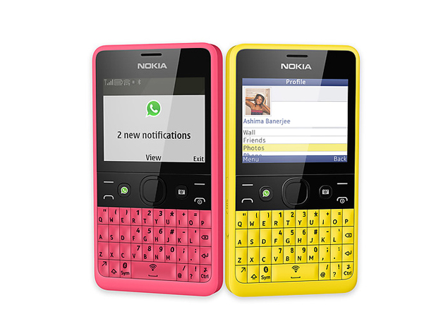WhatsApp toimi tähän asti esimerkiksi Nokia Asha 210 -puhelimessa.