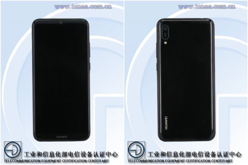 Huawei-älypuhelin mallikoodilla MRD-AL00. Kiinalaisviranomaisen TENAAn kuva.