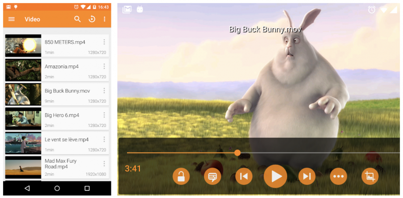 VLC Androidille.