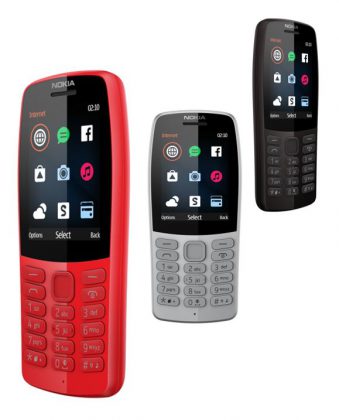 Nokia 210 on HMD Globalin alkuvuoden peruspuhelinuutuuksia.