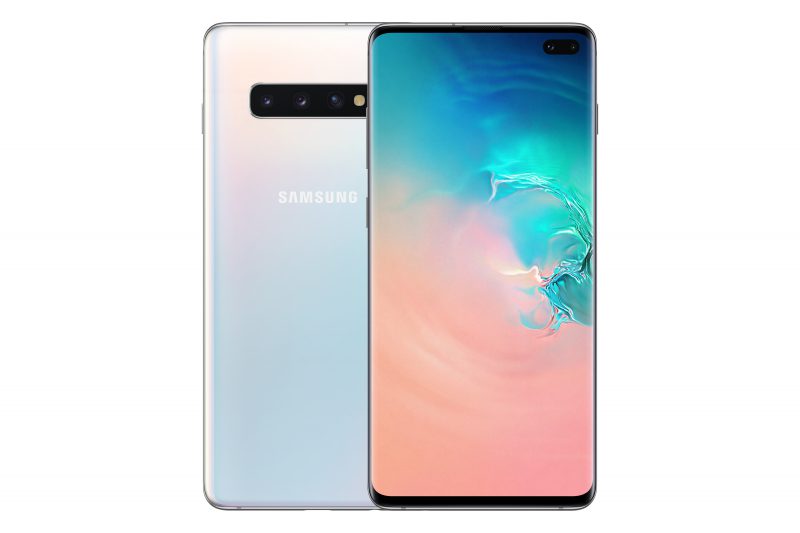Samsung Galaxy S10+ Prism White.