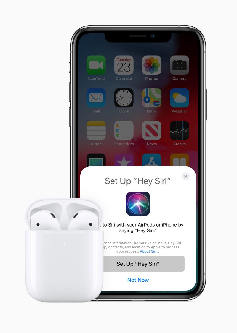 Kädet vapaana toimiva Hei Siri on uusi ominaisuus AirPods-kuulokkeissa.